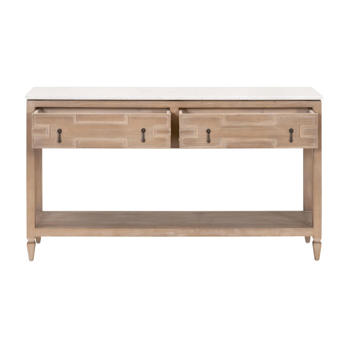 Emerie 2-Drawer Entry Console, Console Table by Essentials for Living, 54" width x 30.25" height x 16.25" depth View 2