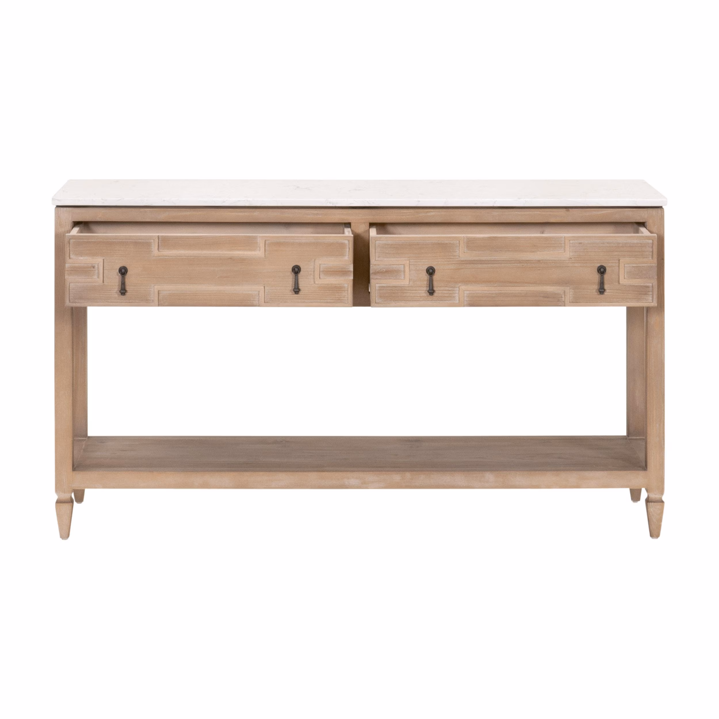 Emerie 2-Drawer Entry Console, Console Table by Essentials for Living, 54" width x 30.25" height x 16.25" depth thumbnail 2
