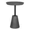 Foundation Outdoor Accent Table Dark Grey, Outdoor Table by Moe's Home, 1'1.25" width x 1'7.75" height x 1'1.25" depth thumbnail 1