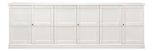 Luciana 6 Wood Dr Buffet,112",Cortina Wh