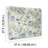 Protea Cream & Blue Wallpaper thumbnail 8