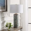 Meltdown Ivory Teal Table Lamp, by Uttermost, 1'4" width x 2'4.5" height x 1'4" depth thumbnail 4