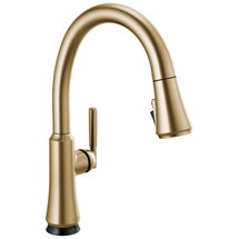 Online Designer Kitchen Delta Coranto Champagne Bronze Kitchen Faucets