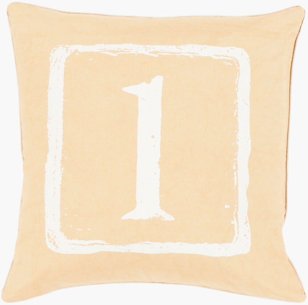 Big Kid Blocks Accent Pillow, Decorative Pillow by Surya, 18" length x 18" width