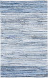Denim Handmade Rug, by Surya, 5'6" length x 3'6" width thumbnail