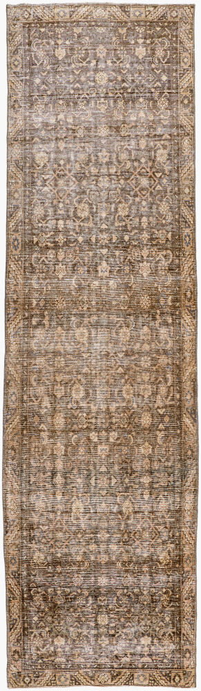 Antique One of a Kind Handmade Rug, by Surya, 12'2" length x 3'4" width