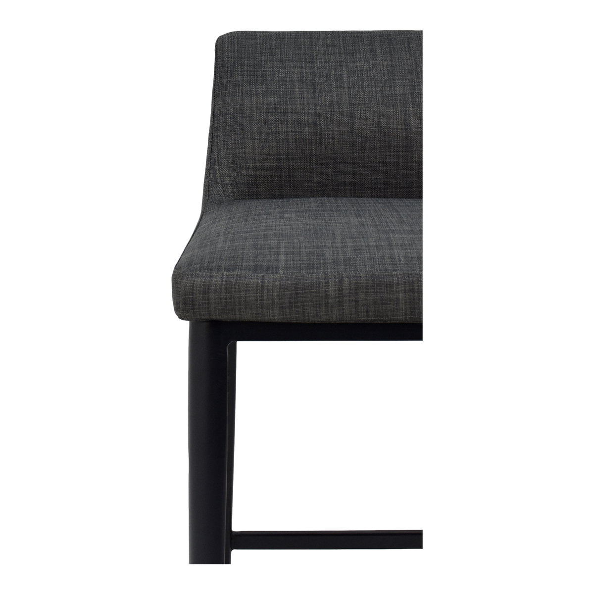 Baron Bar Stool Charcoal Grey, Counter & Bar Stool by Moe's Home, 17.5" width x 38" height x 20" depth View 5
