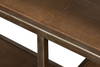 Cullum Shagreen Console  Tawny Brown, by Sarreid, 1'2" length x 5'11" width x 2'9" height thumbnail 8