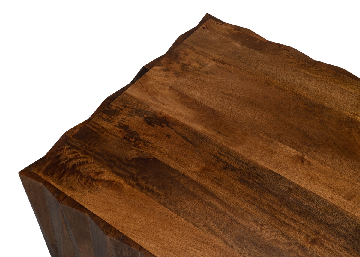 Denali Rectangle Cocktail Table, by Sarreid, 2'8" length x 4'6" width x 1'6" height View 12
