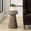 Tree Trails Oak Accent Table, Side & End Table by Uttermost, 12.5" width x 22" height x 12.5" depth thumbnail 2