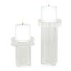 Crystal Pillar Candleholders Set/2 thumbnail 0