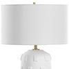 Emerie Textured White Table Lamp, by Uttermost, 17" width x 26.25" height x 17" depth thumbnail 6