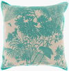 Shadow Floral Accent Pillow Down, Decorative Pillow by Surya, 20" length x 20" width thumbnail