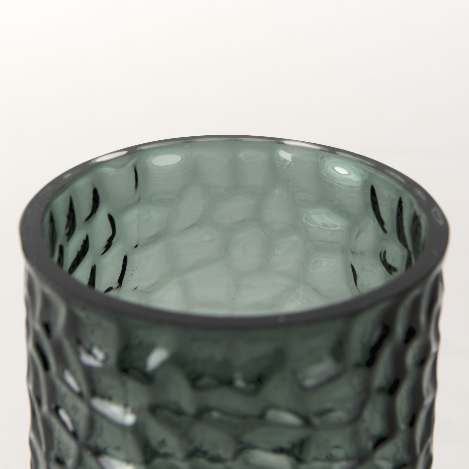 Jolene 7' Green Waterglass Glass Vase, by Mercana, 6.3" length x 6.3" width x 7.2" height View 7