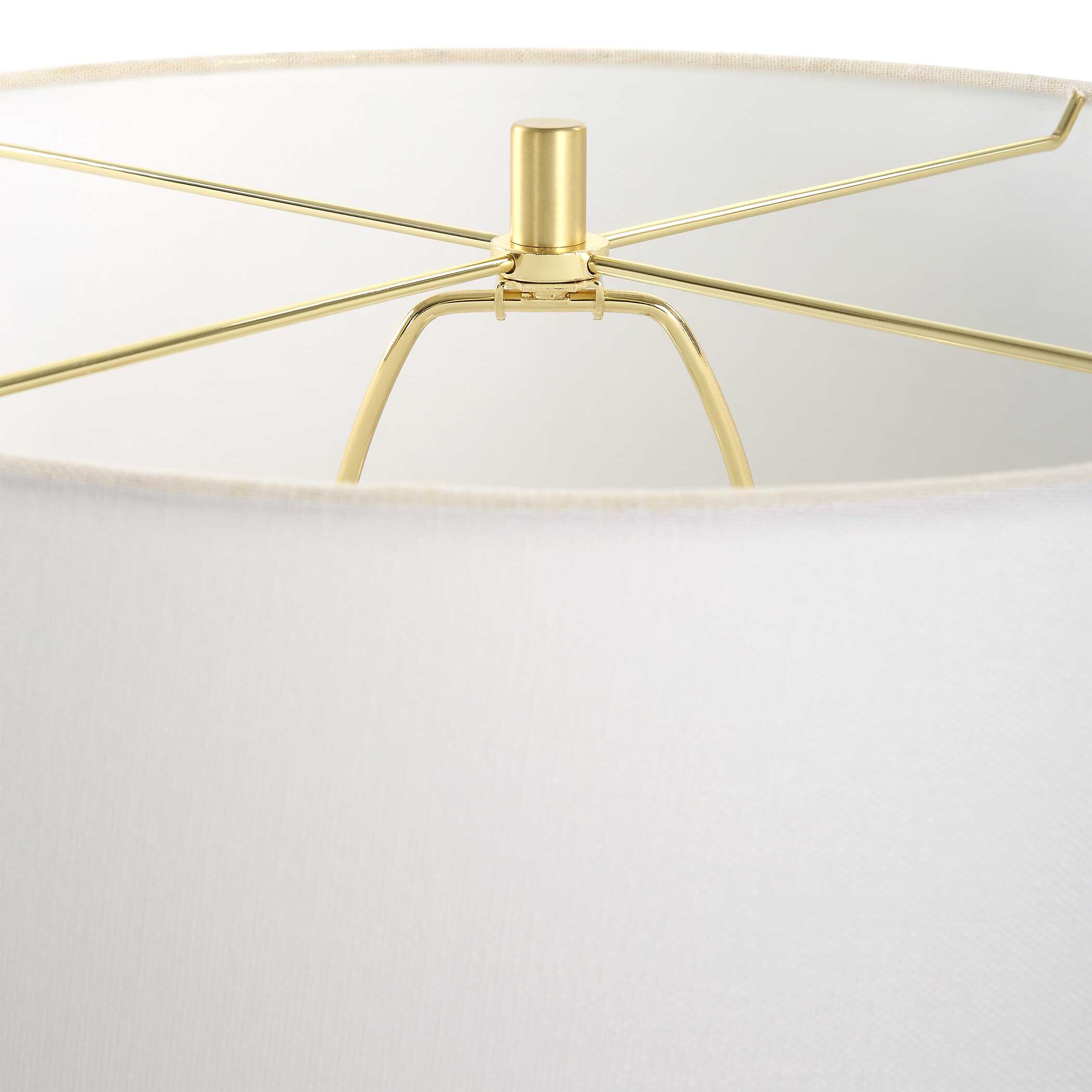 In Bloom White Table Lamp, by Uttermost, 17.5" width x 27" height x 17.5" depth View 8