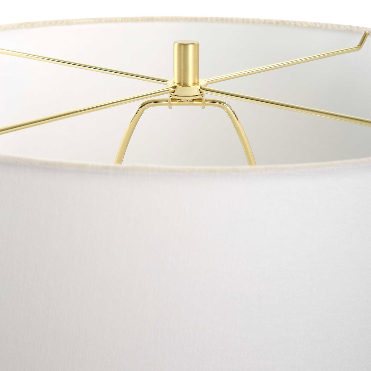 In Bloom White Table Lamp, by Uttermost, 17.5" width x 27" height x 17.5" depth View 8