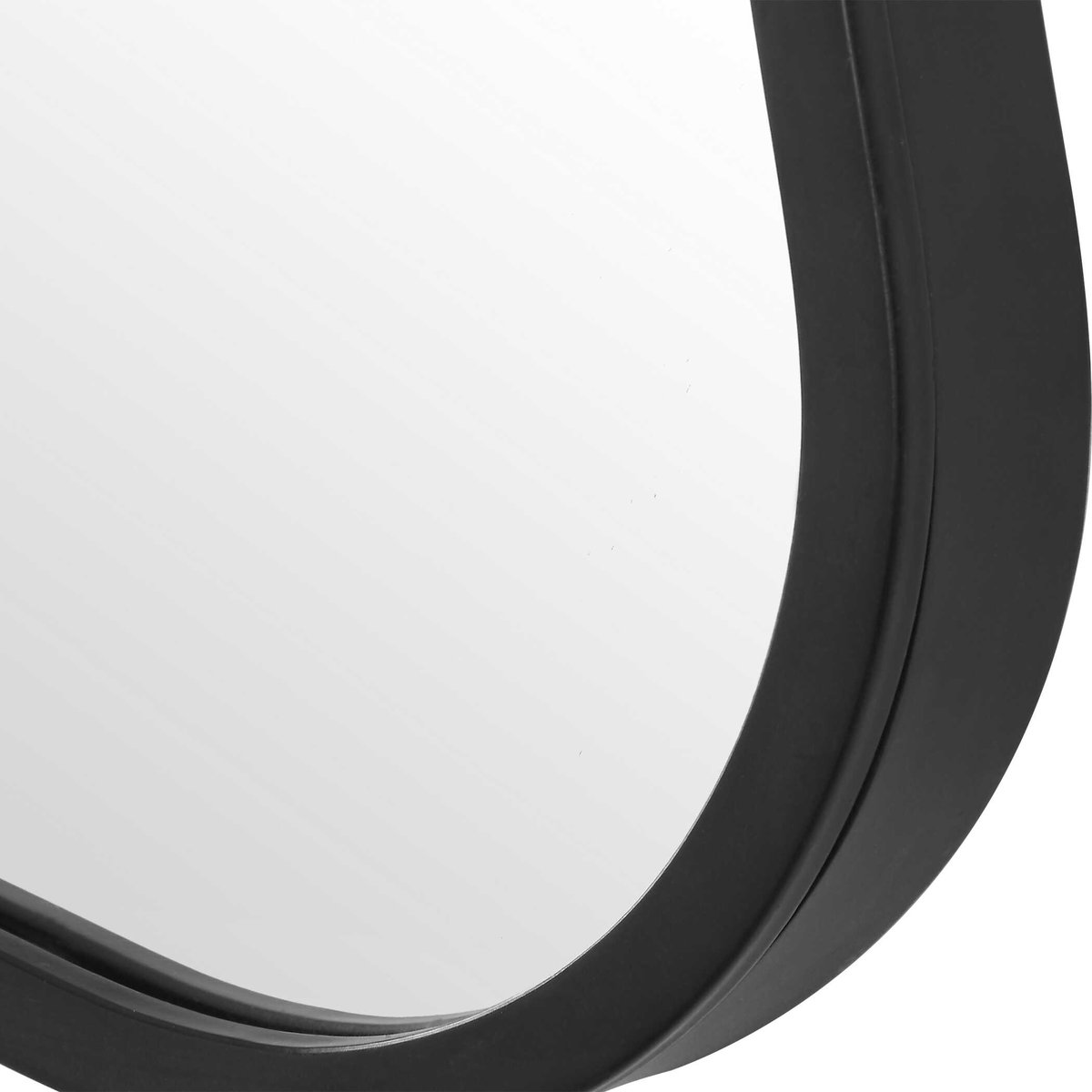 Pavia Black Vanity Mirror, by Uttermost, 2'3.5" width x 3'0.25" height x 1.5" depth View 6