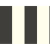 Canvas Stripe Black & White Wallpaper, by York Wall, 27' length x 2'3" width x 0.02" depth thumbnail