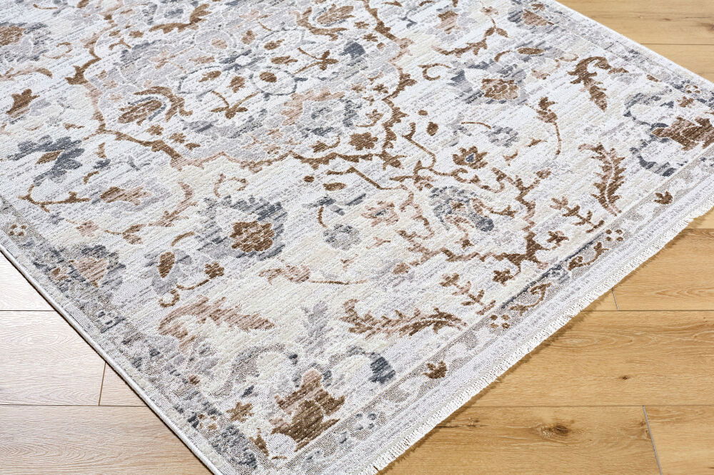 Azhar Machine Woven Rug, by Surya, 1'3.75" length x 1'3.75" width