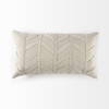 Ivivva 14x26 Beige Fabric Textured Decorative Pillow Cover, by Mercana, 14" length x 26" width x 0.2" height thumbnail 9