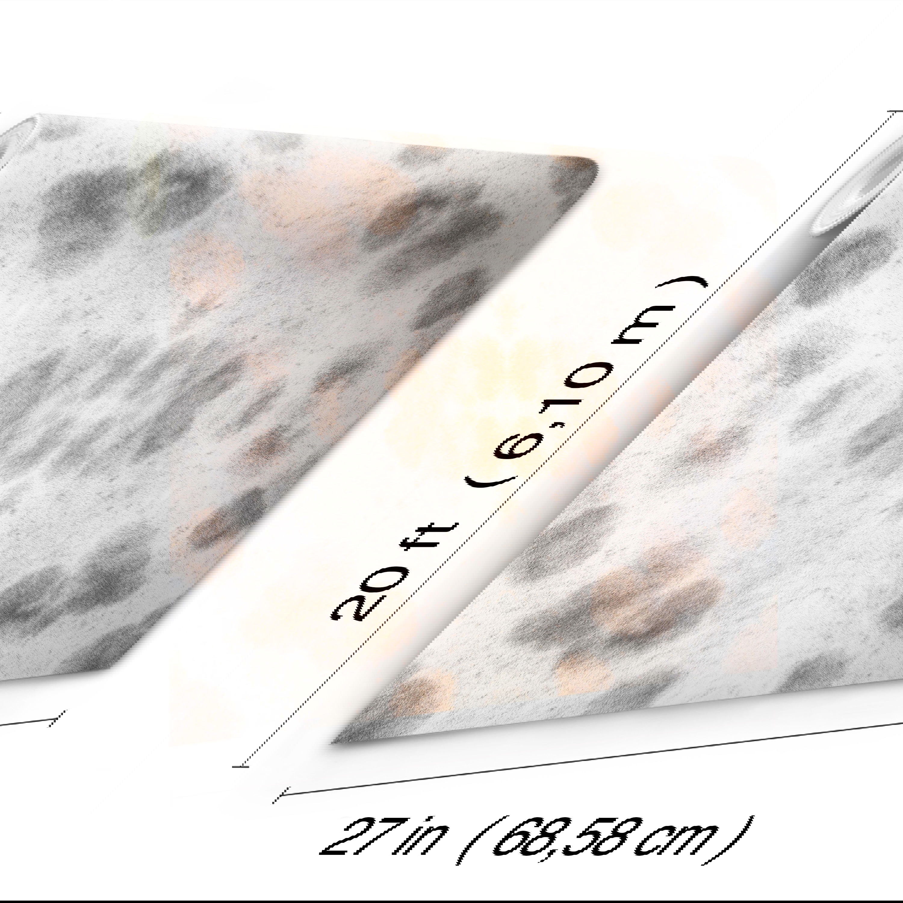 Leopard Appaloosa Off White Peel & Stick Wallpaper large image 