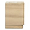 Round Off Tall Nightstand Natural Oak, by Moe's Home, 20" width x 20" height x 15" depth thumbnail 8