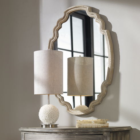 Ludovica Aged Wood Mirror