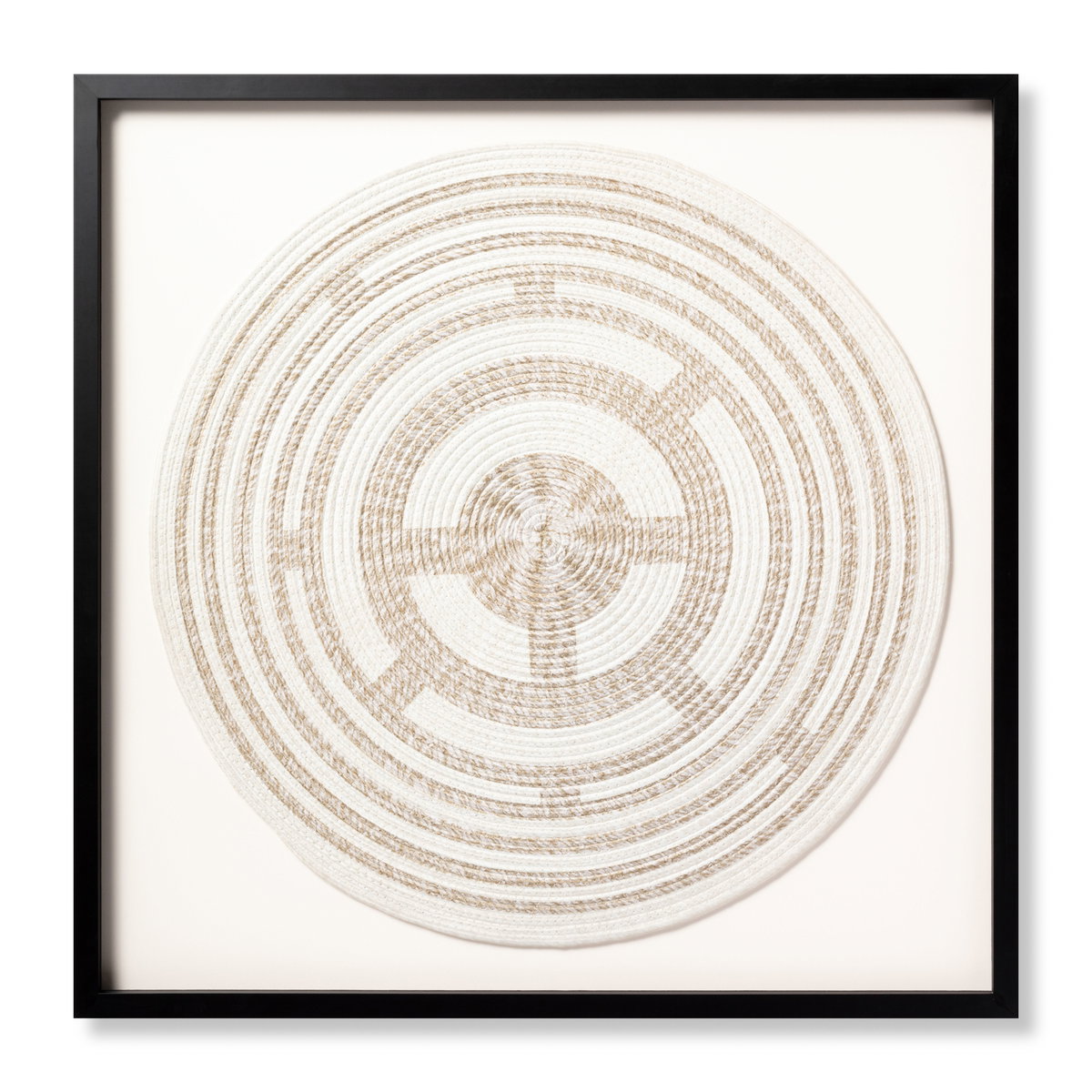 Loloi Whirl Pool Wall Art, Wall Hanging, 40" length x 40" width View 1