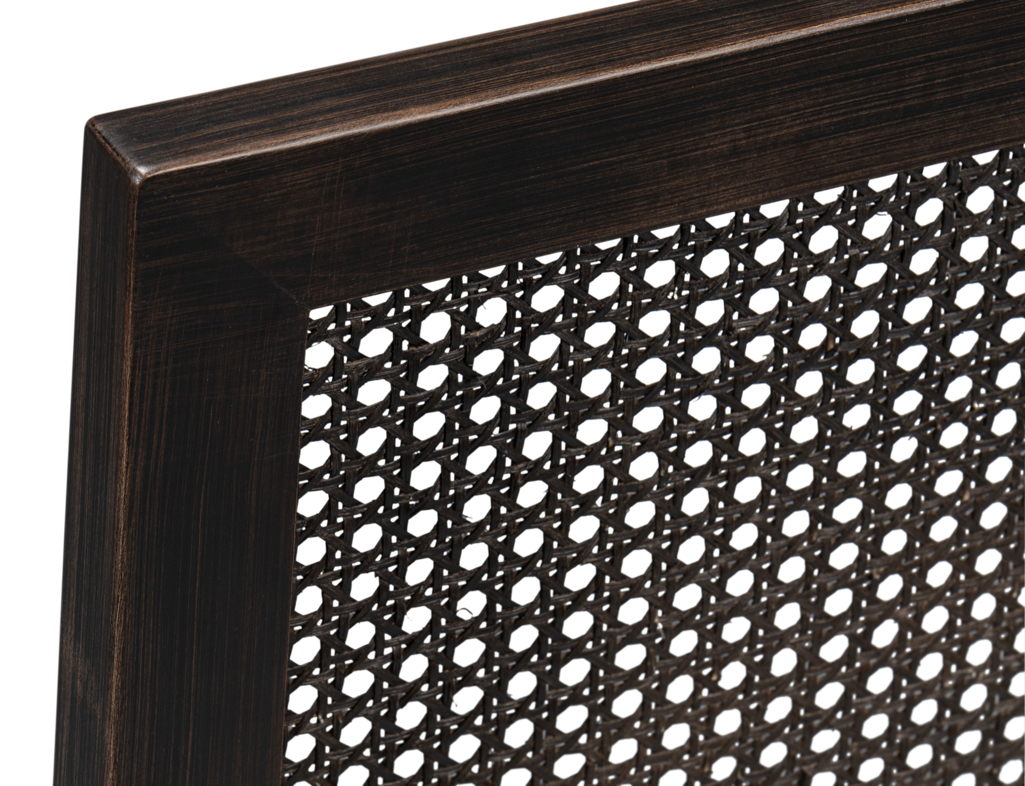 Cane Back Side Chair, Nero, Toffee large image 