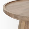 Takoda Light Brown Wood Tapered Drum Accent Table thumbnail 5