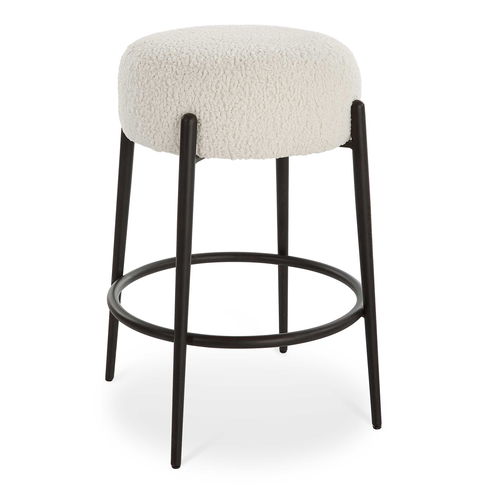 Arles Plush Counter Stool