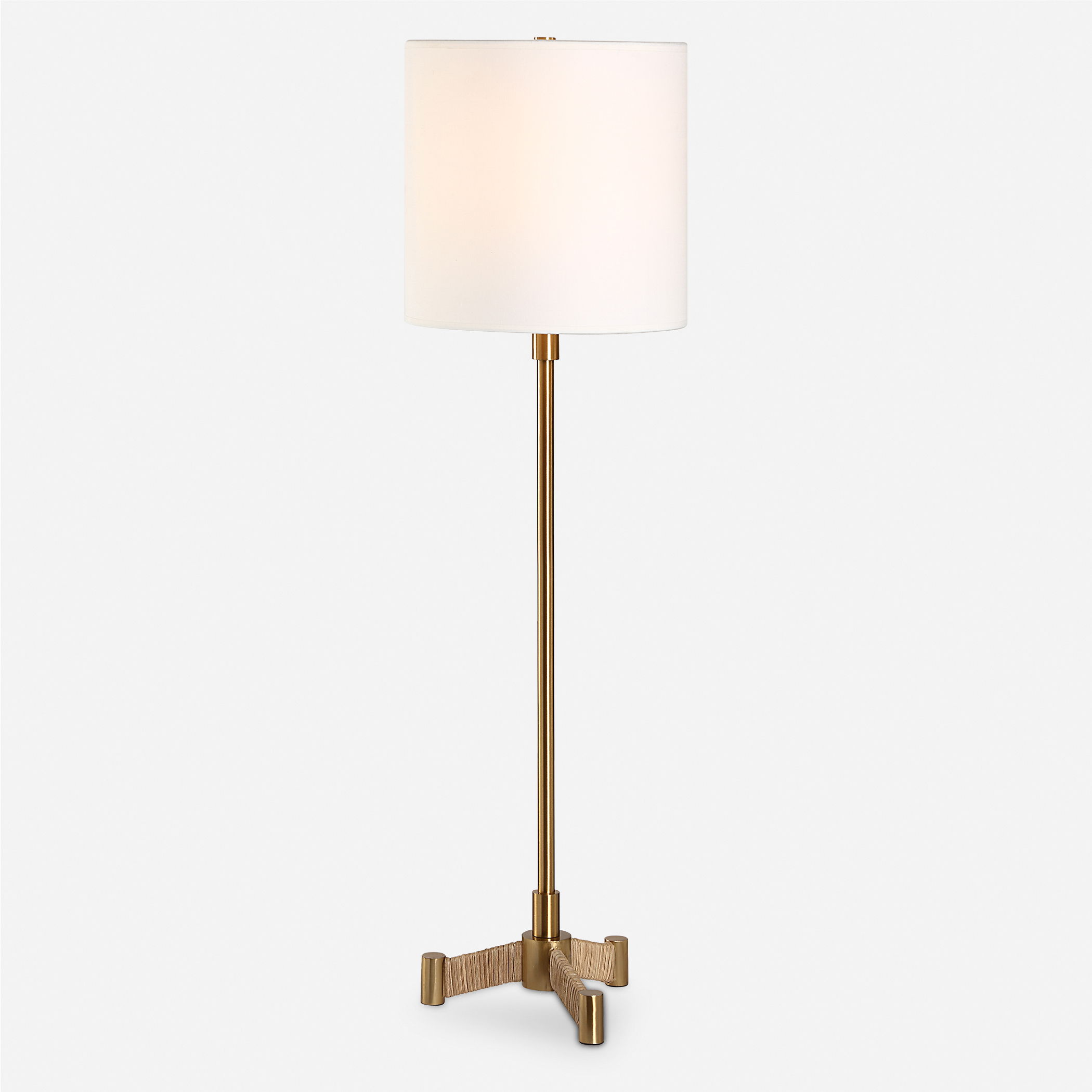 Lautoka Brass Buffet Lamp large image 