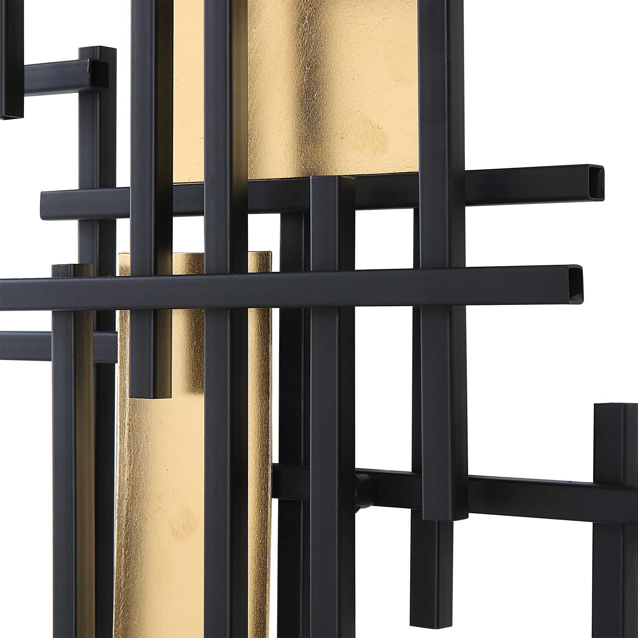 Reflection Metal Grid Wall Decor Set/2 large image 