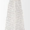 Pyramis White Rough Marble Obelisk 16' thumbnail 6