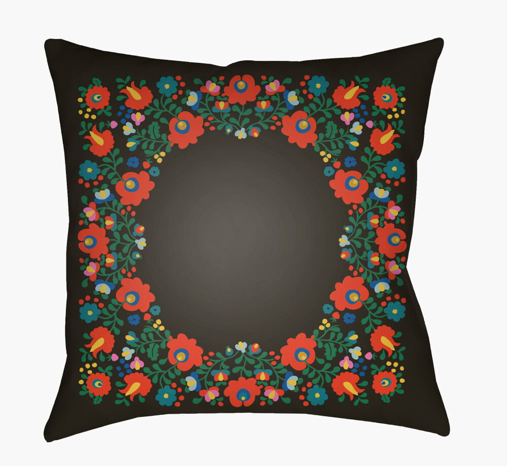 Lolita Accent Pillow, Decorative Pillow by Surya, 18" length x 18" width