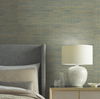 Jute Gold & Blue Metallic Wallpaper thumbnail 2