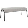Jacobsen Modern Gray Bench, Benche by Uttermost, 56" width x 20" height x 19" depth thumbnail 5