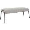 Jacobsen Modern Gray Bench, Furniture by Uttermost, 56" width x 20" height x 19" depth thumbnail 5
