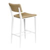 Calbas White Outdoor Bar Stool, Outdoor Stool by Uttermost, 1'7.75" width x 3'6.25" height x 1'10.6" depth thumbnail 9