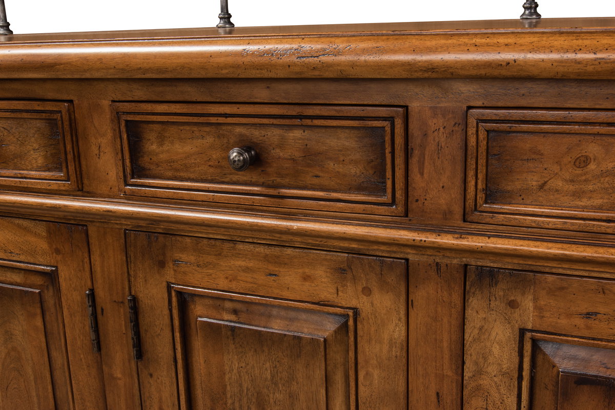 Covent Gardens Sideboard  Fruitwood, by Sarreid, 1' length x 8' width x 3'7" height View 10