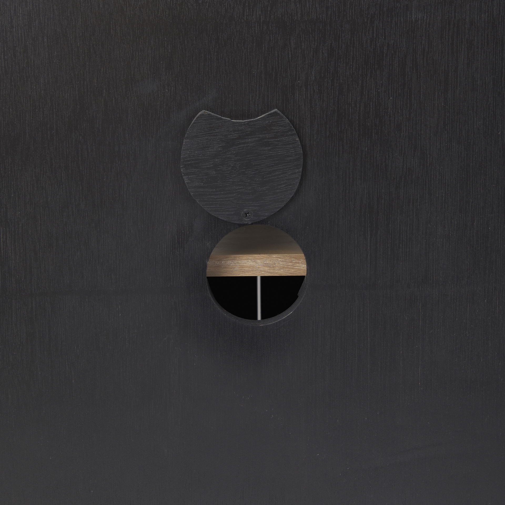 Sloan 80.0L x 17.0W x 36.0H Black Wood with Black Metal Frame Sideboard, Sideboards & Buffet by Mercana, 80" length x 18.75" width x 36.25" height View 13