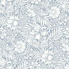 Modern Acanthus Wedgewood Blue Peel & Stick Wallpaper thumbnail 0