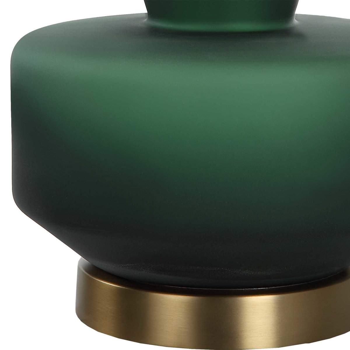 Trentino Dark Emerald Green Table Lamp, by Uttermost, 1'4" width x 2'4" height x 1'4" depth View 9