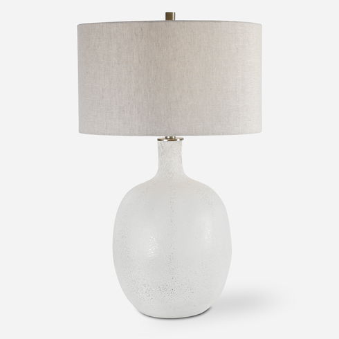 Whiteout Mottled Glass Table Lamp