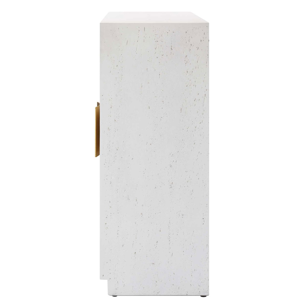 Emma 2 Door White Cabinet, Cabinets & Chest by Uttermost, 32" width x 32.25" height x 14.25" depth View 6