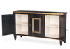 *Louis Xvi Buffet,Powder Black W/Gold, Cabinets & Sideboard by Sarreid, 60" length x 18" width x 34" height thumbnail 2