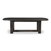 Glenn Oval Dining Table Dark Brown thumbnail 0