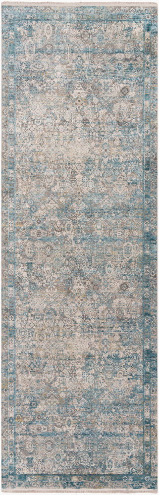 Solar Machine Woven Rug, by Surya, 9'10.11" length x 3'2.58" width