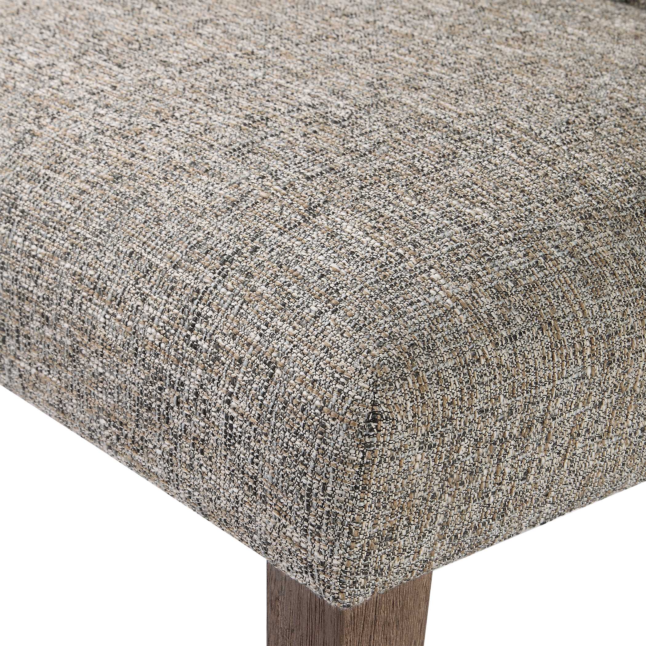 Daxton Earth Tone Armless Chair, Furniture by Uttermost, 22" width x 38" height x 27" depth View 8