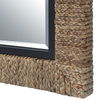 Island Braided Straw Mirror, by Uttermost, 29.5" width x 41.37" height x 2" depth thumbnail 7